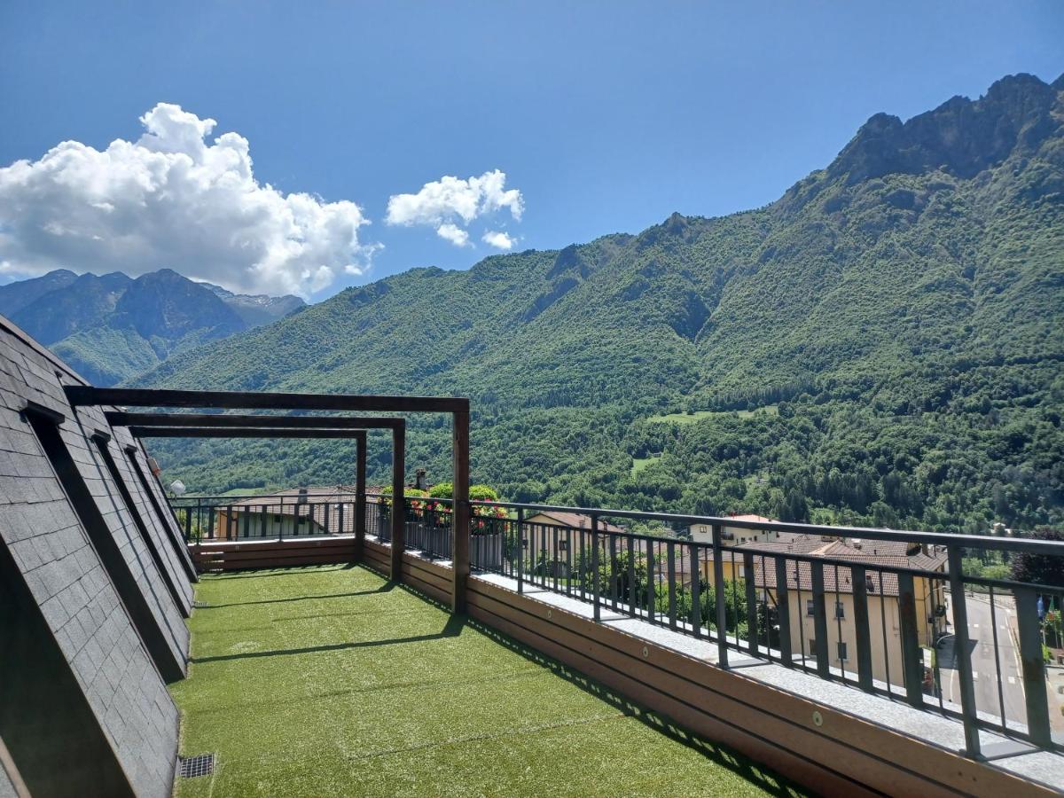 Ferienwohnung Savoia Terrace With Mountain View Taceno Exterior foto