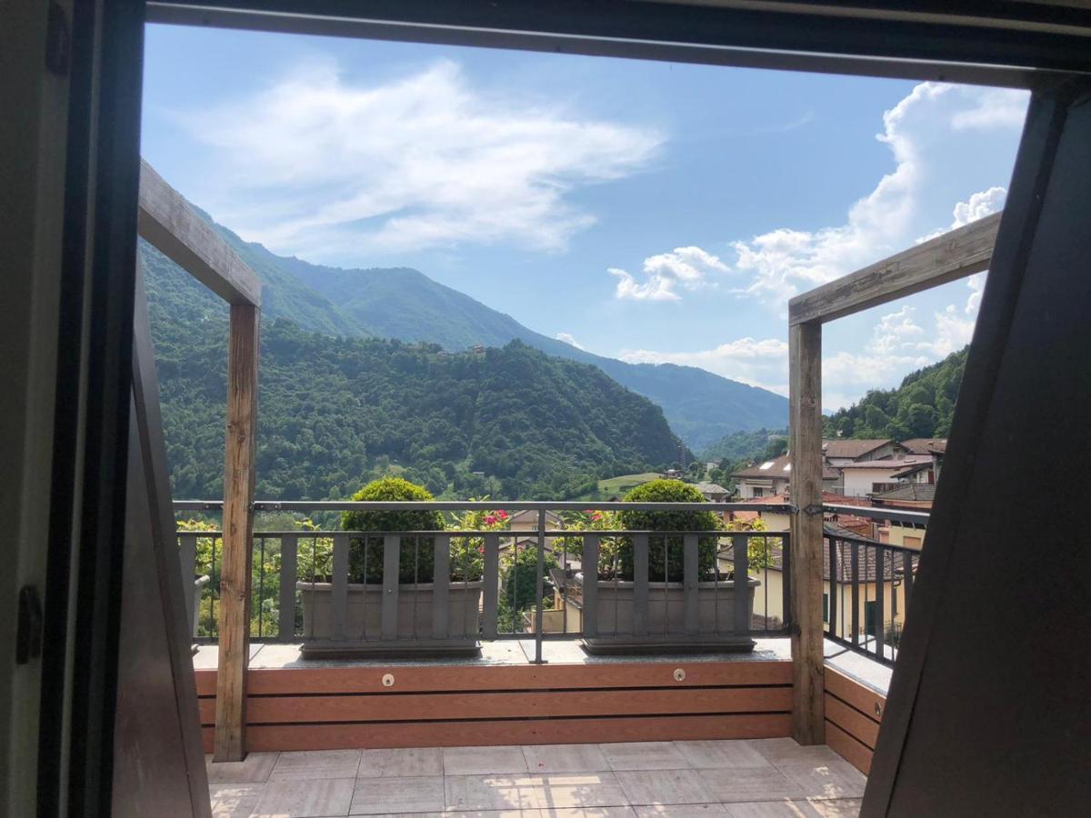 Ferienwohnung Savoia Terrace With Mountain View Taceno Exterior foto
