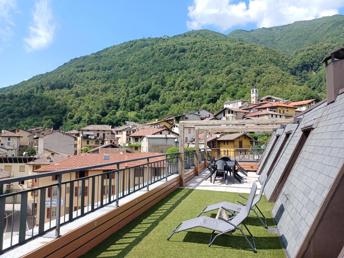 Ferienwohnung Savoia Terrace With Mountain View Taceno Exterior foto